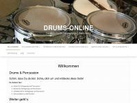 drums-online.org Webseite Vorschau