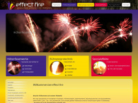 effect-fire.de Webseite Vorschau