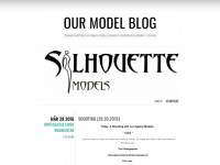 silhouettemodels.wordpress.com Webseite Vorschau