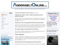 anderweltonline.com Webseite Vorschau