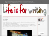 lifeisforwriting.blogspot.com Webseite Vorschau