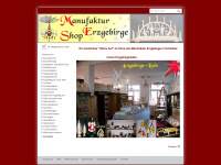 manufaktur-erzgebirge-shop.de Webseite Vorschau