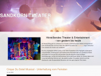 sandkorn-theater.de Webseite Vorschau
