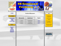sonnland-tischtennis.de Webseite Vorschau