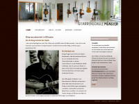 muenster-gitarrenunterricht.de Webseite Vorschau
