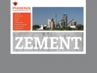 phoenix-zement.de Webseite Vorschau