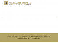 privataerztezentrum.de Webseite Vorschau