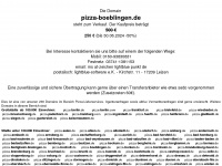 pizza-boeblingen.de Webseite Vorschau