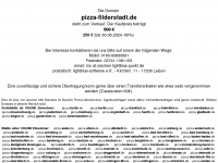 pizza-filderstadt.de Webseite Vorschau