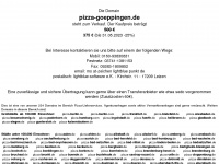 pizza-goeppingen.de Webseite Vorschau