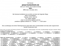 pizza-hockenheim.de Webseite Vorschau