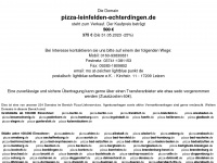 pizza-leinfelden-echterdingen.de Webseite Vorschau
