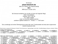 pizza-wiesloch.de Webseite Vorschau