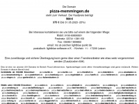 pizza-memmingen.de Webseite Vorschau