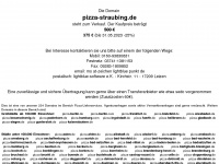 pizza-straubing.de Webseite Vorschau