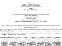 pizza-bad-homburg.de Webseite Vorschau
