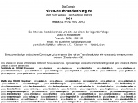 pizza-neubrandenburg.de Webseite Vorschau