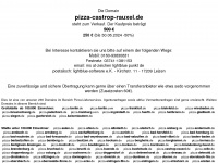 pizza-castrop-rauxel.de Webseite Vorschau
