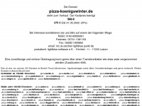 pizza-koenigswinter.de Webseite Vorschau