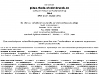 pizza-rheda-wiedenbrueck.de Webseite Vorschau