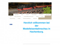 modelleisenbahnschau-hachenburg.de Webseite Vorschau