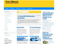 public-manager.com Webseite Vorschau