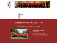 frauenchor-musica-viva.de Webseite Vorschau