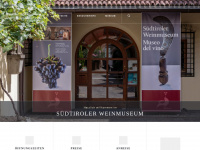 weinmuseum.it Webseite Vorschau