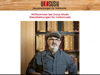 ursus-musik.ch Webseite Vorschau