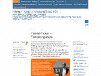 firmentickerfirmenverkauf.wordpress.com Webseite Vorschau