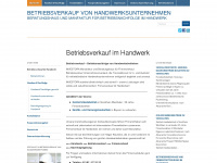 handwerksunternehmen.wordpress.com Webseite Vorschau