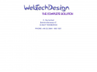 webtechdesign.de Webseite Vorschau