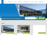 werkmeister-gymnasium.de Webseite Vorschau