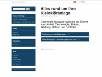 klaeranlage.wordpress.com Webseite Vorschau