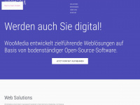woomedia.ch Webseite Vorschau