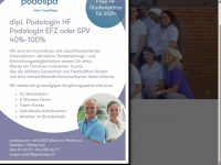 podospa.ch Webseite Vorschau