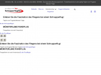 schnupperflug24.de Webseite Vorschau