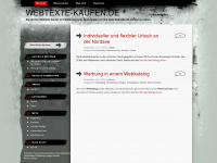 webtexte.wordpress.com Webseite Vorschau