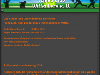tc-wittenberg.de Webseite Vorschau