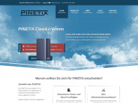 pinetix.de Webseite Vorschau