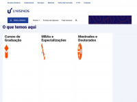 unisinos.br Webseite Vorschau