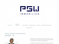 psw-immobilien.com Webseite Vorschau