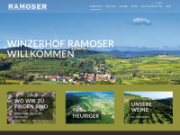 winzerhof-ramoser.at Webseite Vorschau