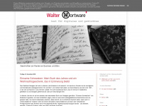 walter-wortware.blogspot.com Webseite Vorschau