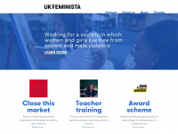 ukfeminista.org.uk Webseite Vorschau