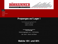 hoerhammer-maschinen.eu Webseite Vorschau
