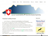 suedafrika.ch Webseite Vorschau