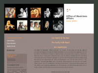 office-of-musicians-affairs.com Webseite Vorschau