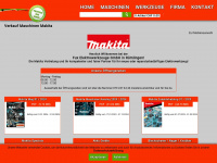 makita-schweiz.ch Webseite Vorschau