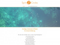 spiritcircles.de Webseite Vorschau